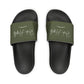 Green Youth PU Slide Sandals - Black / Kid’s 13 - Shoes