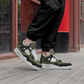 RH4 Green/Black Fashion Sneakers - Shoes