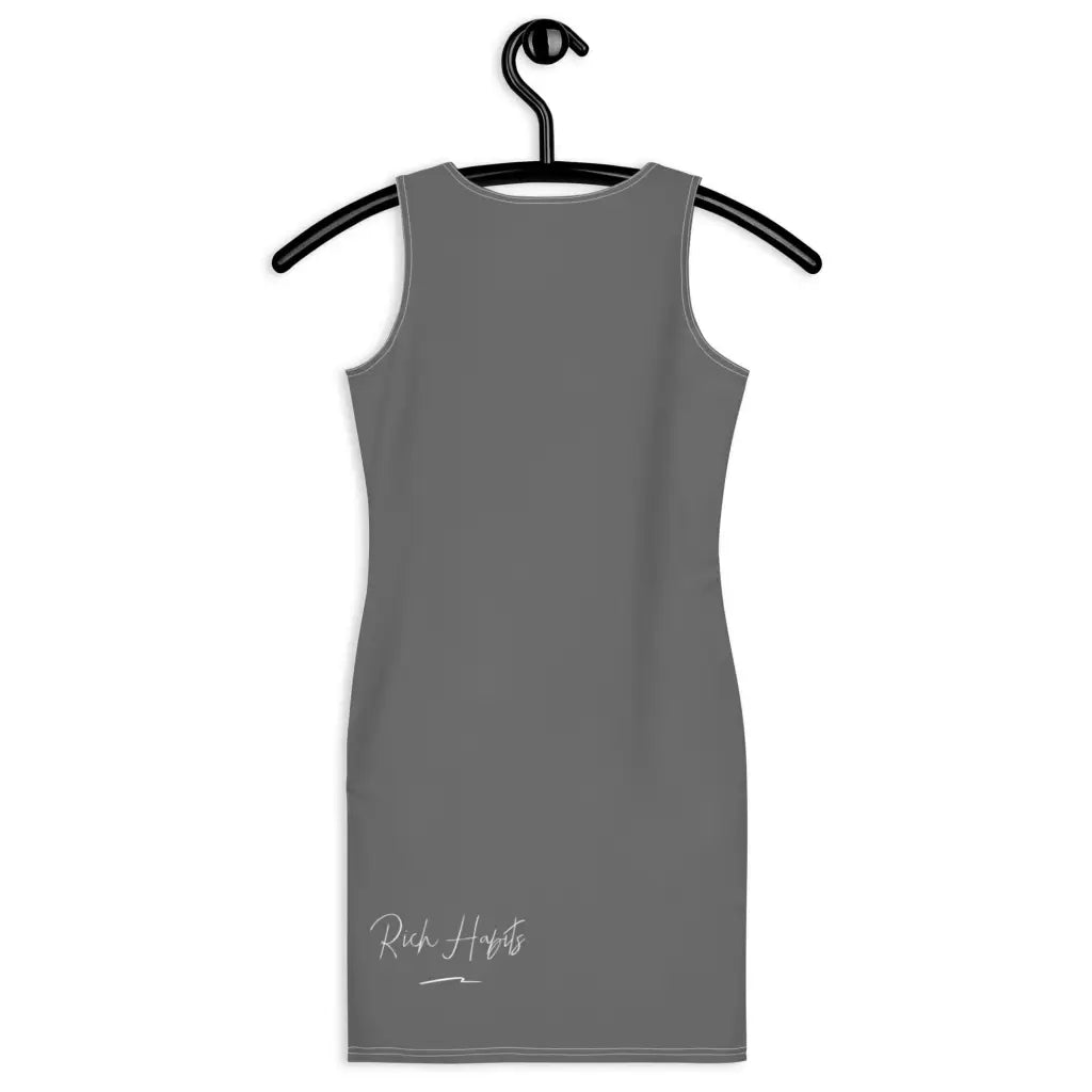 Grey Fitted Dress