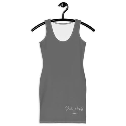 Grey Fitted Dress - XS