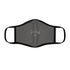 Grey Fitted Polyester Face Mask - One size - Accessories