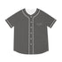 Grey Men’s Baseball Jersey - XS / Black - All Over Prints