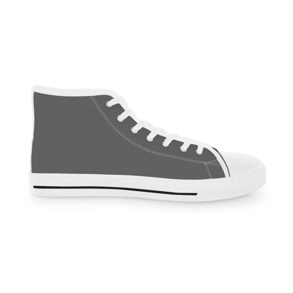 Grey Men’s High Top Sneakers - Shoes