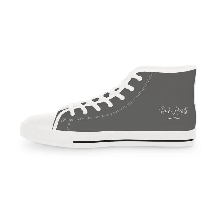 Grey Men’s High Top Sneakers - Shoes