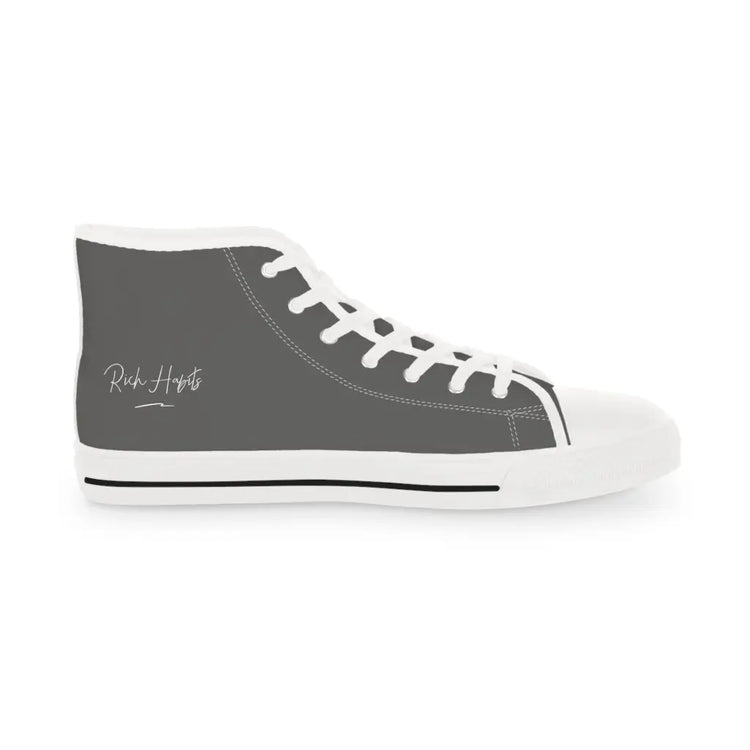 Grey Men’s High Top Sneakers - Shoes