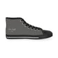 Grey Men’s High Top Sneakers - Shoes