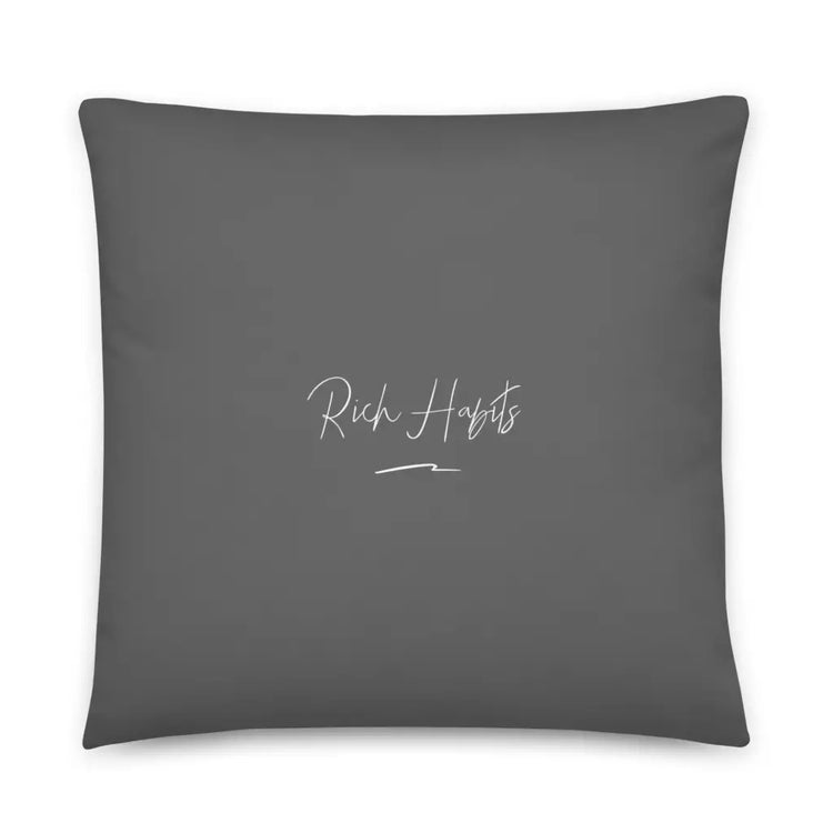 Grey Pillow - 22″×22″