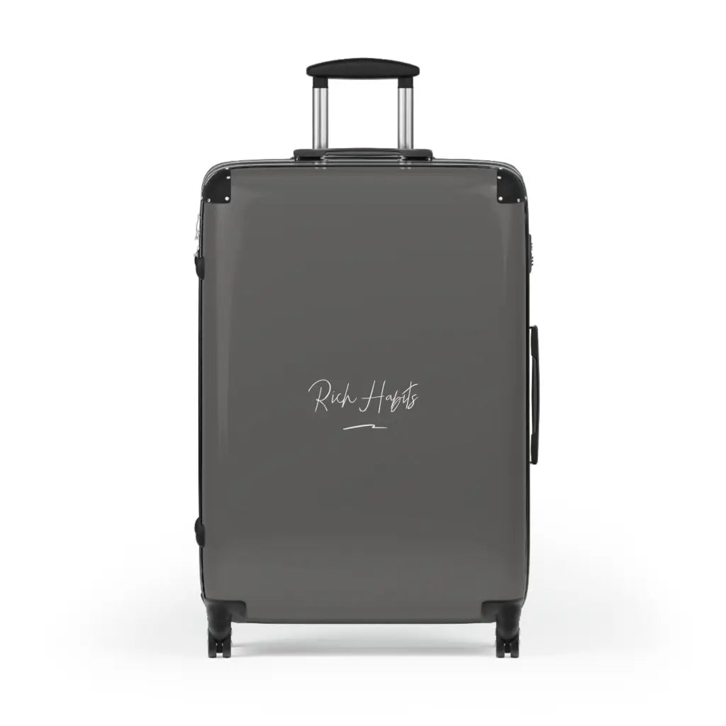 Grey Suitcase - Large / Black - Bags