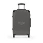 Grey Suitcase - Medium / Black - Bags