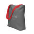 Grey Tote bag - Red