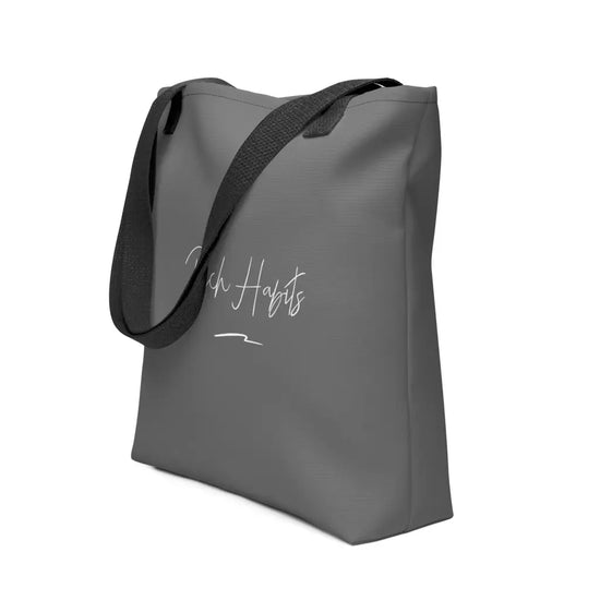 Grey Tote bag - Black