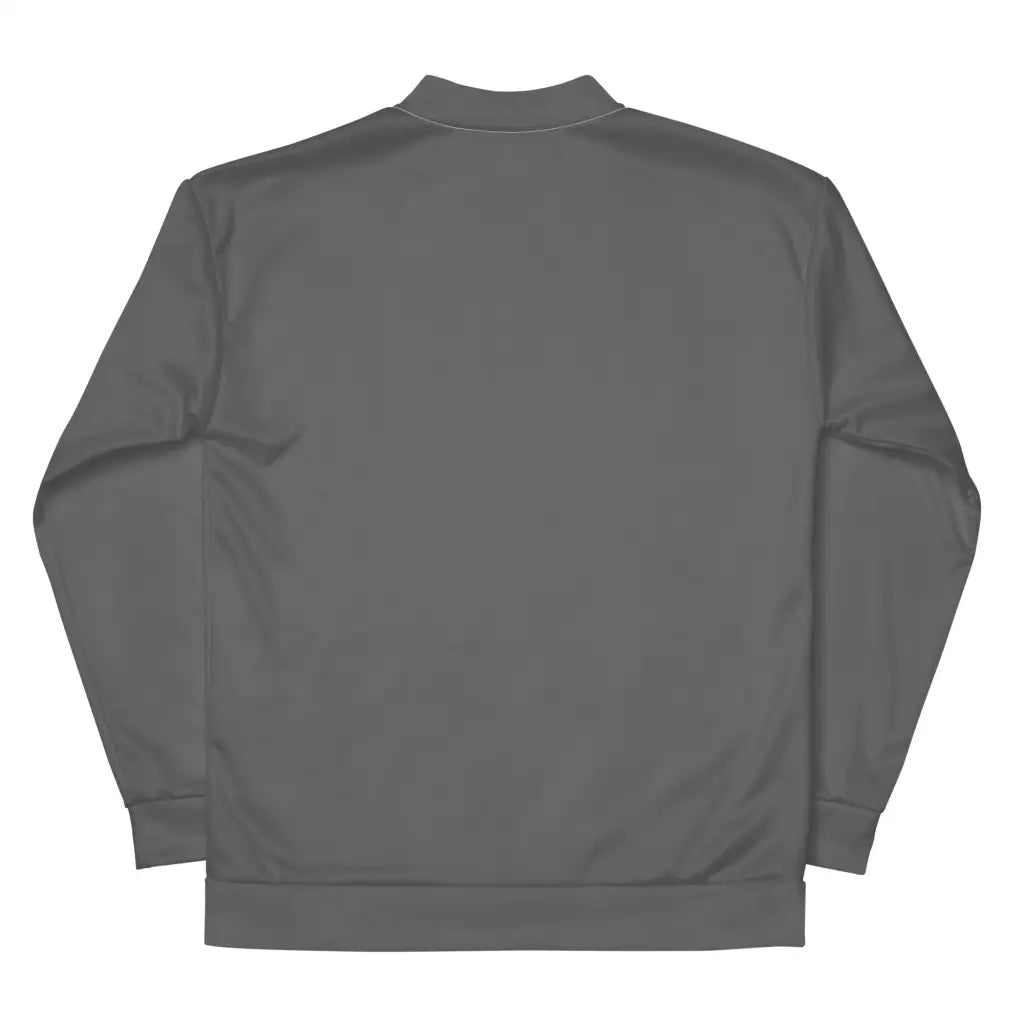 Grey Unisex Bomber Jacket