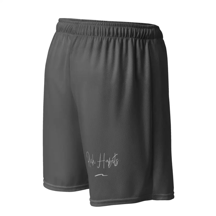 Grey Unisex mesh shorts