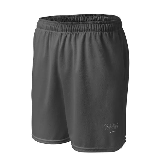 Grey Unisex mesh shorts - 2XS