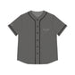 Grey Women’s Baseball Jersey - M / Black - All Over Prints