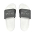 Grey Youth PU Slide Sandals - White / Kid’s 13 - Shoes