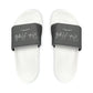 Grey Youth PU Slide Sandals - White / Kid’s 13 - Shoes