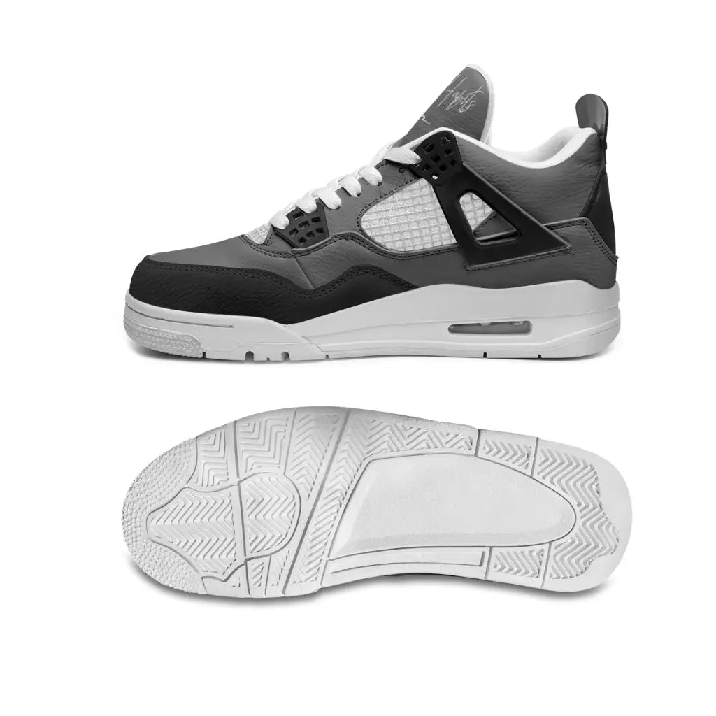 RH4 Grey/Black Fashion Sneakers - Shoes