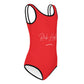 Red Kids Swimsuit