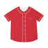 Red Men’s Baseball Jersey - XS / Black - All Over Prints