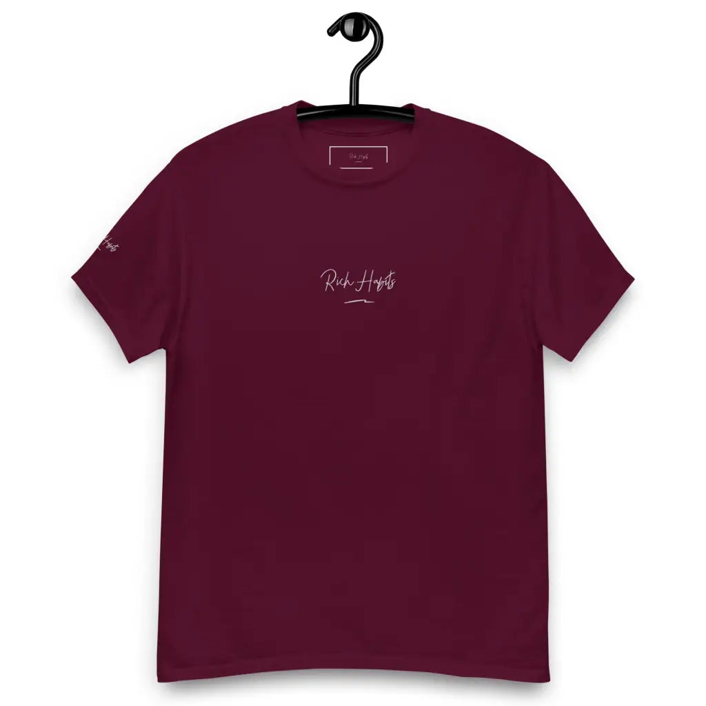 Men’s classic tee - Maroon / S