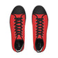 Red Men’s High Top Sneakers - Shoes