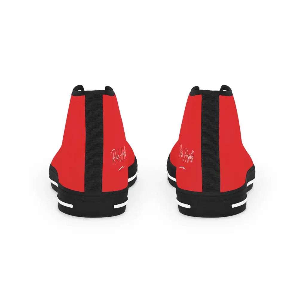 Red Men’s High Top Sneakers - Shoes