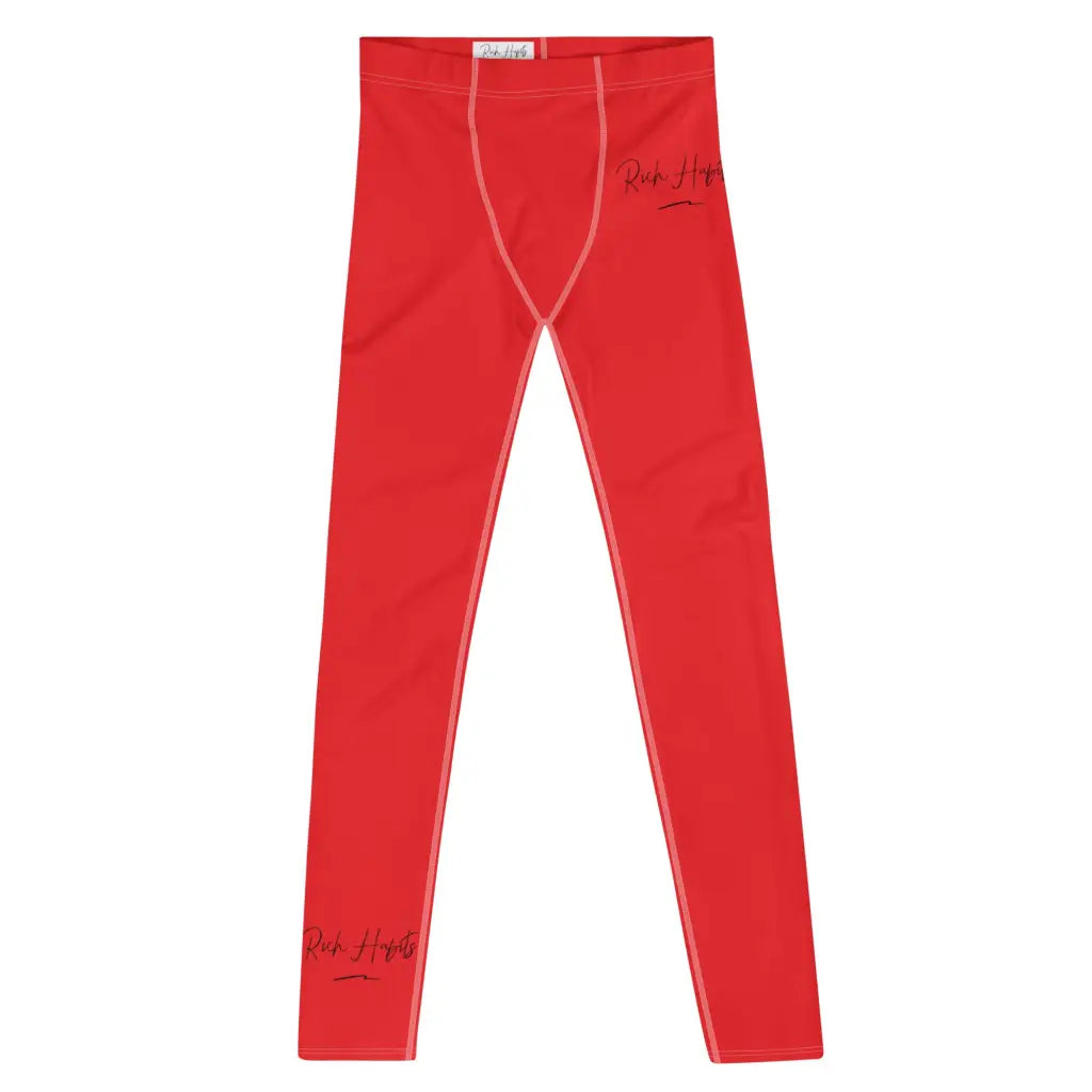 Red Men’s Leggings - XS