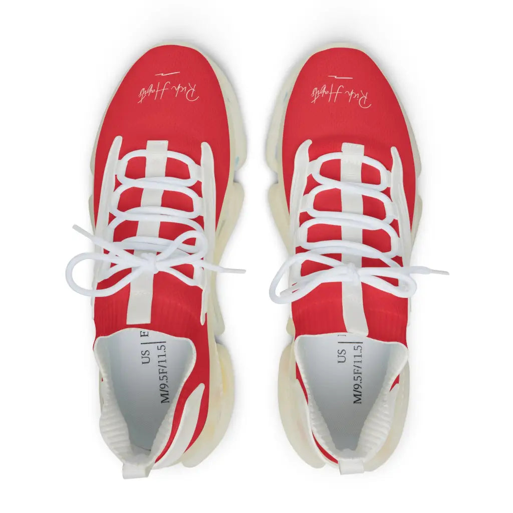 Red Men’s Mesh Sneakers - Shoes