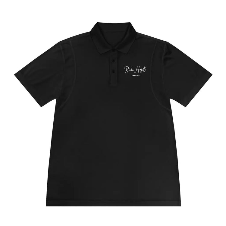 Men’s Sport Polo Shirt - Black / S - T-Shirt