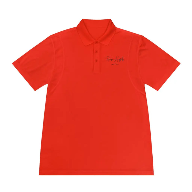 Men’s Sport Polo Shirt - Deep Orange / S - T-Shirt