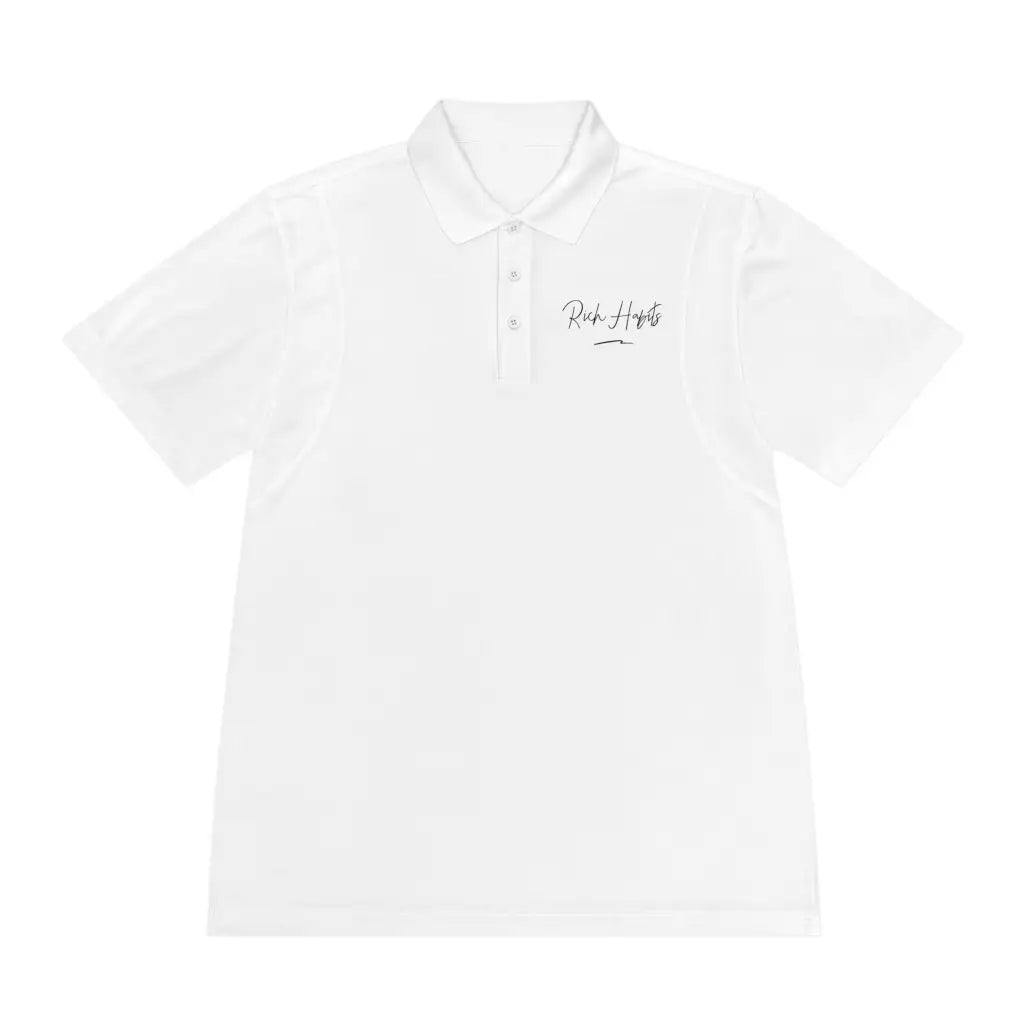 Men’s Sport Polo Shirt - White / S - T-Shirt