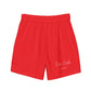 Red Men’s swim trunks