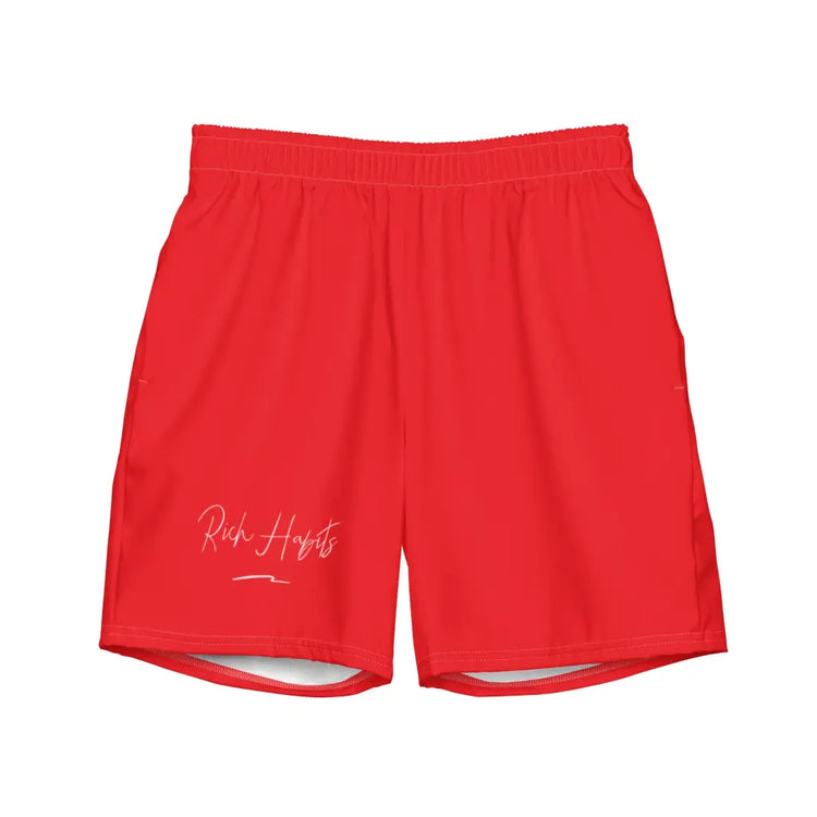 Red Men’s swim trunks - 2XS