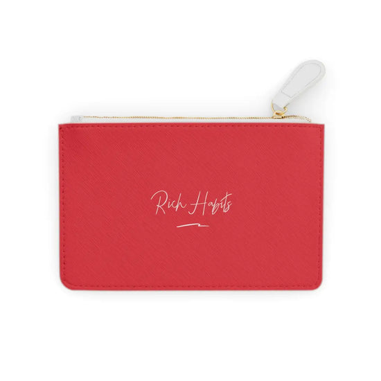 Red Mini Clutch Bag - 6.3” x 4” / White - Bags