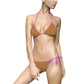 Nude Women’s Bikini Swimsuit - S / Purple - All Over Prints