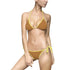 Nude Women’s Bikini Swimsuit - S / Yellow - All Over Prints