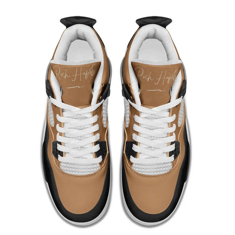 RH4 Nude/White Fashion Sneakers - Shoes