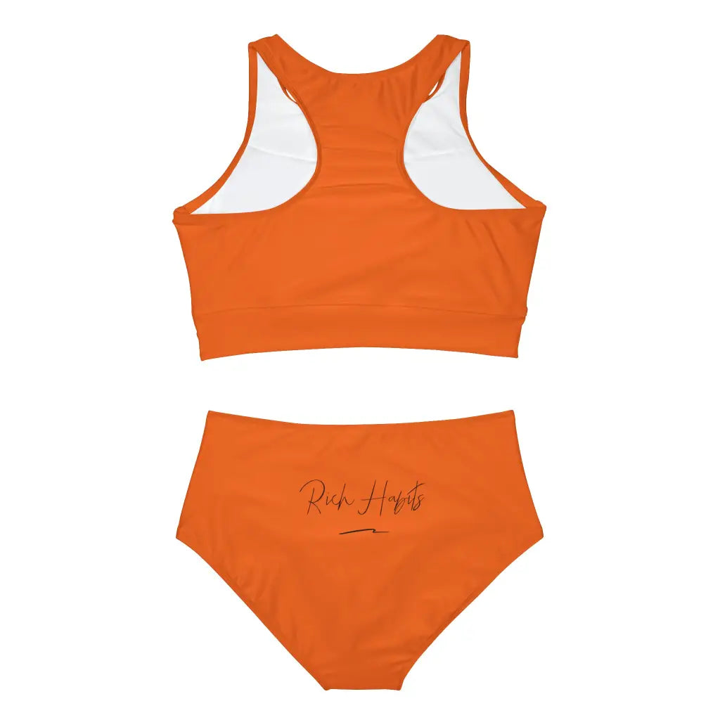 Orange Bikini Set - All Over Prints