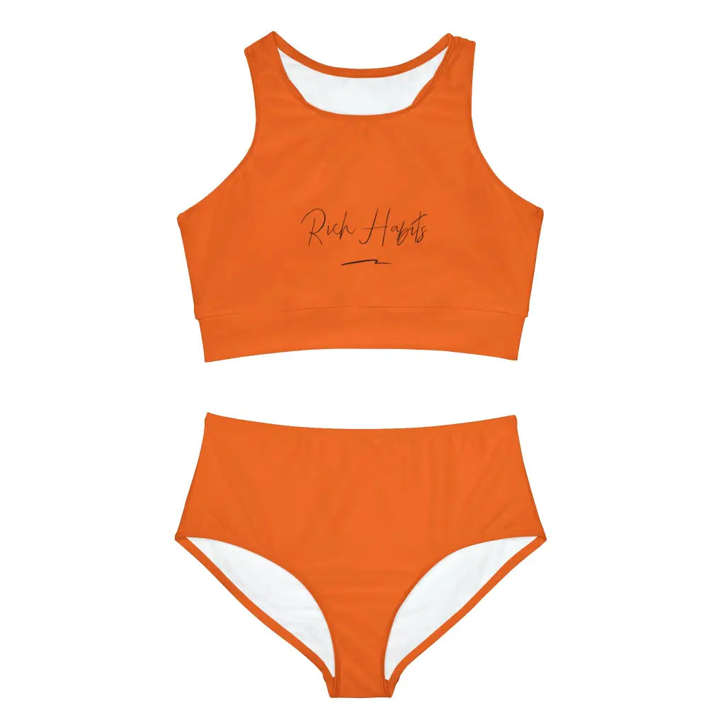 Orange Bikini Set - XS - All Over Prints