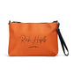 Orange Crossbody bag - White