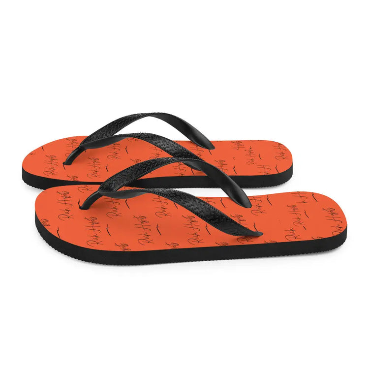 Orange Flip-Flops