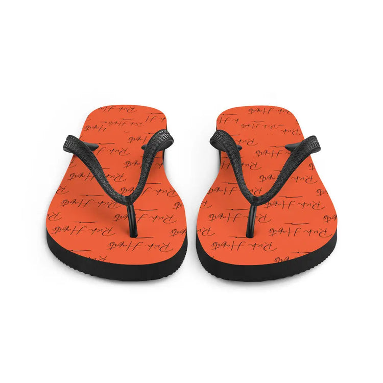 Orange Flip-Flops