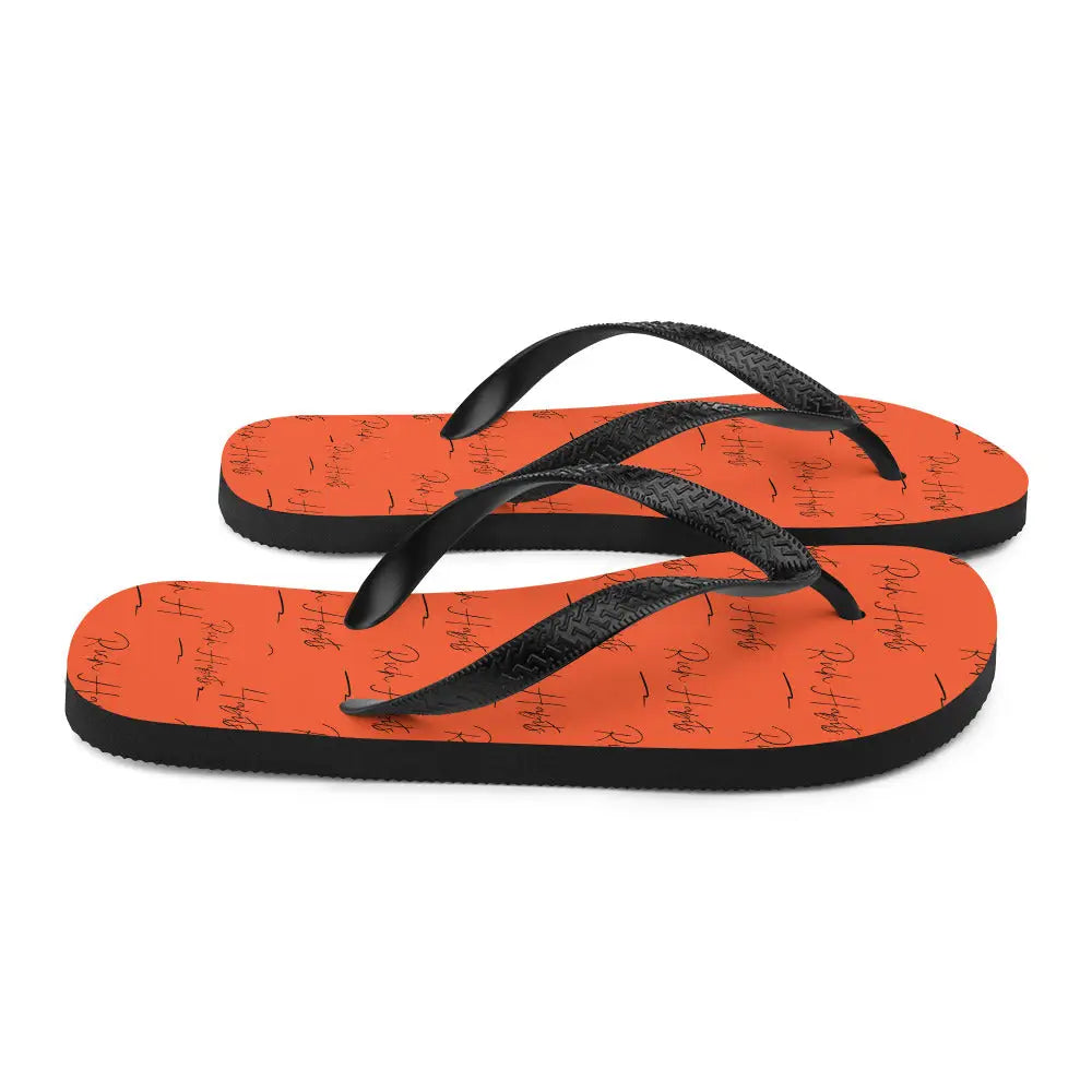 Orange Flip-Flops