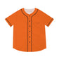 Orange Men’s Baseball Jersey - M / Black - All Over Prints