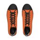 Orange Men’s High Top Sneakers - Shoes