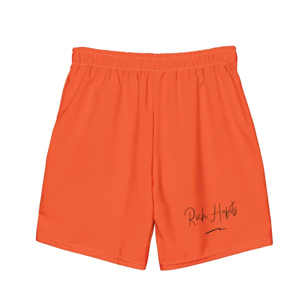 Orange Men’s swim trunks