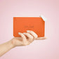 Orange Mini Clutch Bag - 6.3” x 4” / White - Bags