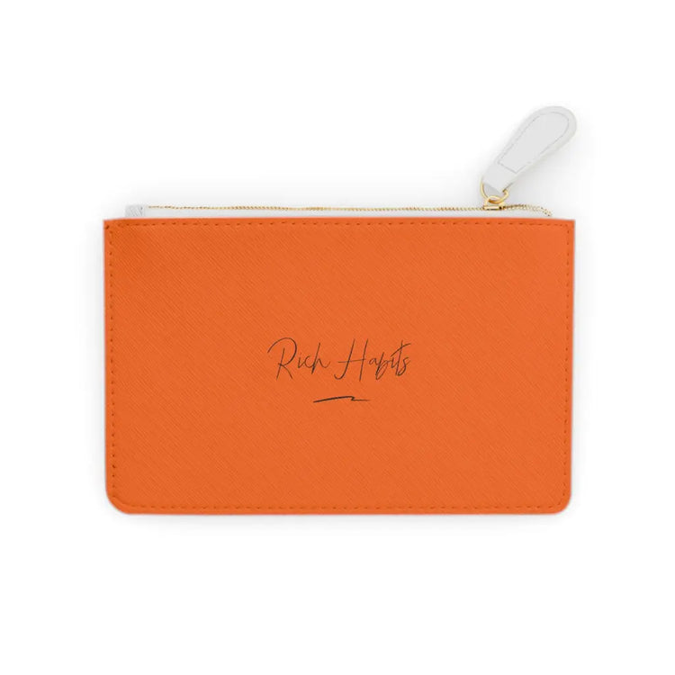 Orange Mini Clutch Bag - 6.3” x 4” / White - Bags