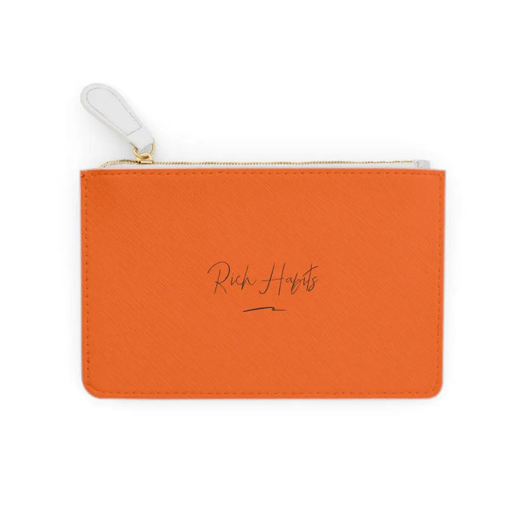 Orange Mini Clutch Bag - 6.3” x 4” / White - Bags